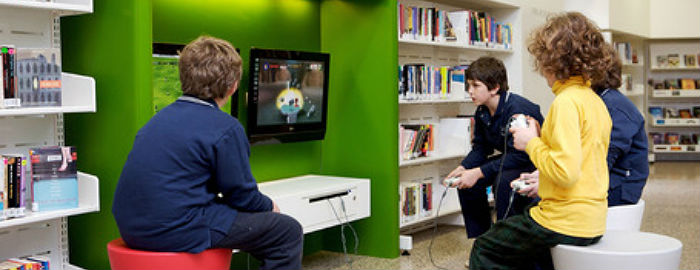 bandeau formation jeux video en bibliothèque