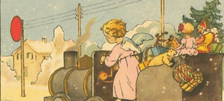 Affiche de l'exposition de courriers de vœux à Forbach