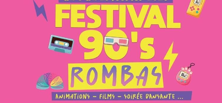 Visuel du festival années 90 à Rombas