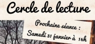 affiche du cercle de lecture de la bibliothèque de Corny